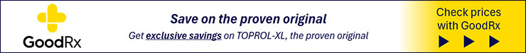 Get exclusive savings on TOPROL-XL, the proven original in high blood pressure medicine. Check prices with GoodRx. Click opens Toprol Page on GoodRx.com